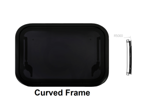 700MM X 300MM Curved Frame Campervan Window
